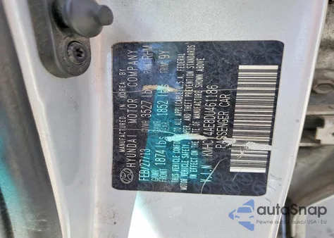 2013 Hyundai Accent Gls from USA, damaged, VIN KMHCT4AE8DU461186